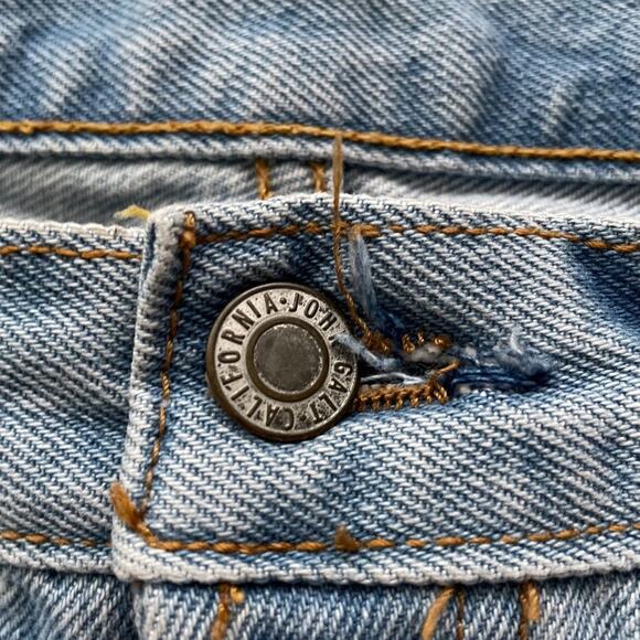 John Galt California Distressed Cuttoff Denim Shorts Sz M - Picture 5 of 5